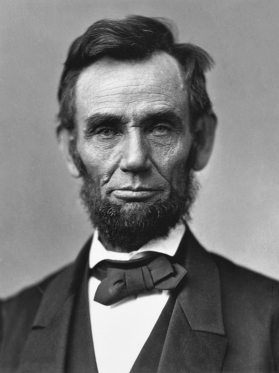 Abraham Lincoln, portrait photograph by Alexander Gardner, November 8, 1863