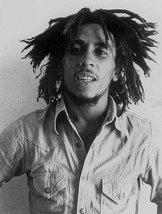 Portrait of Bob Marley, 1976