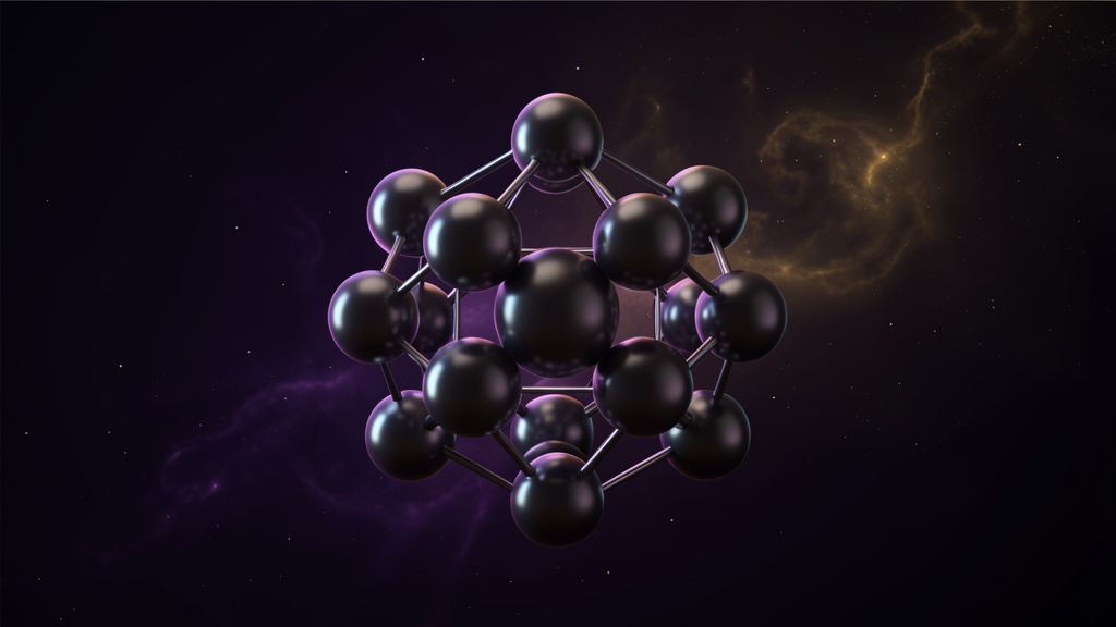 Vector Equilibrium geometry - twelve spheres around one center
