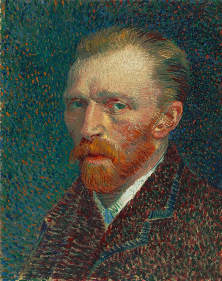 Self-portrait of Vincent van Gogh